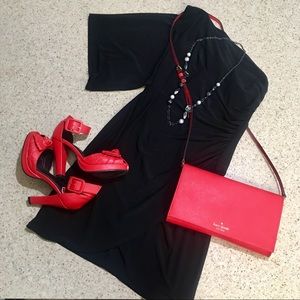 Glam one-shoulder retro dress by Bisou Bisou!